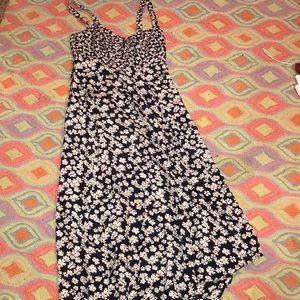 silk floral maxi dress